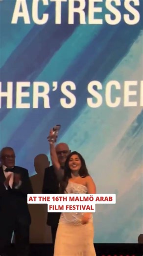 Actress Mayan El Sayed won Best Actress for “Colonia” at the 16th Malmö Arab Film Festival