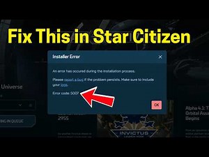Fix Star Citizen - Error Code: 5007
