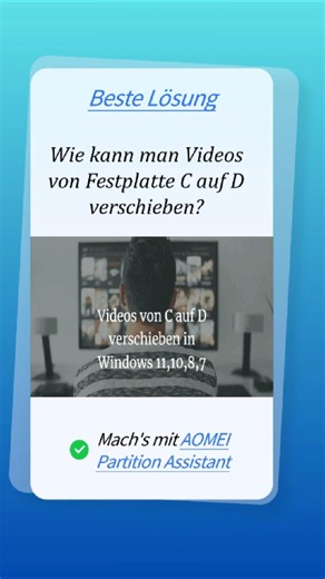 💾 Videos von Laufwerk C auf D verschieben – so bleibt dein System dauerhaft schnell!
