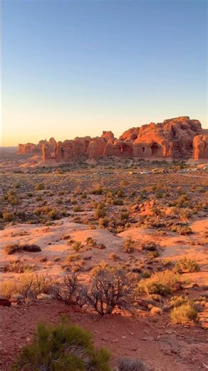 Sunset at Arches National Park 🏜️🇺🇸 #shorts #utah #sunset