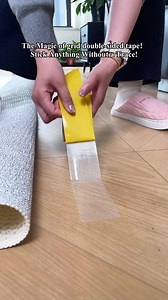 High-Tack Double-Sided Mesh Tape: Strong Hold, No Residue