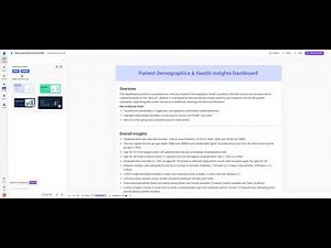 Build a Patient Demographics & Health Insights Dashboard in 2 Minutes with AI - Bricks Tutorial