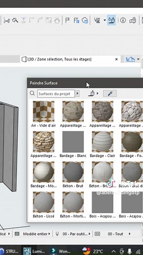 Texture Bois sur Archicad - Méthode Facile et Rapide