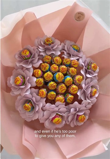 In Love with Chupa Chups Bouquet: A Sweet Tribute