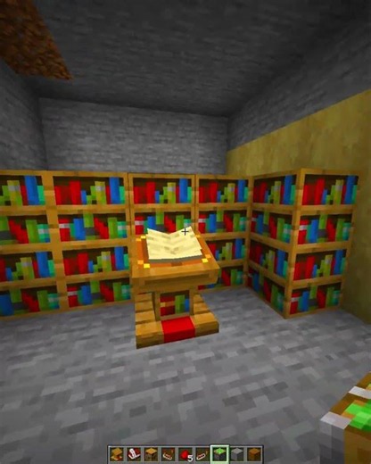 Minecraft Easy Lectern Hidden Door ✅ #shorts