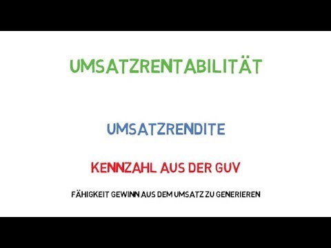 Mit den richtigen Kennzahlen Geld sparen - Umsatzrendite