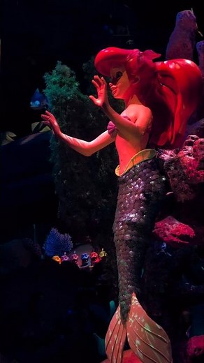 Ariel said, “Not today, fins.” Even underwater, a mermaid's gotta have a lazy day once in awhile. 💤