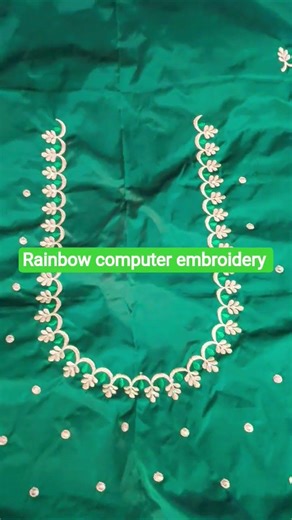 computer embroidery cut work design. #embroideryblousedesigns #telugusongs #shorts #folk #ytshorts