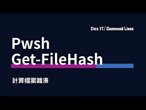 【DEX IT 概念速成】老師好幫手🤩 快速找出重複檔案 Get-FileHash Compare Files 計算檔案雜湊 Data Integrity 數據完整性 Pwsh 教學 (中文字幕)