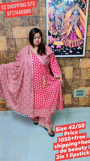 4.9K views · 84 reactions | Premium quality cotton suit angrakha style size 4250 price 1050 free shipping free gift #trendingreels #FacebookReelsContest #facebookreels #inatagramreels #instareels #youtubeshorts #instagramreels #fashion #quality #plussizemodel #suit #style #shorts #share #smile #premiere #reasonable #designerwear #designer #onlineshopping #online #onlinebusiness | SS Shopping Site | Facebook