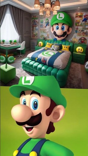 Super Mario character bedrooms ideas 🤔