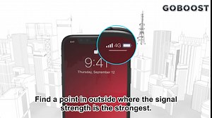 Goboost Cell Phone Signal Booster for Home and Office 2G 3G 4G LTE 5G Tri Band 2/4/5 Cell Phone Signal Booster Amplifier Boosts Voice + Data for AT&T, Verizon, US Cellular & More | FCC Approved