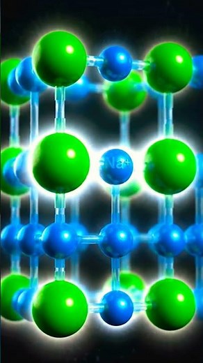 Why does NaCl have a high melting point? 🌡️#chemistry