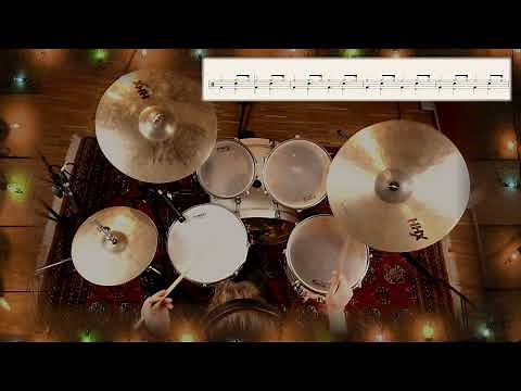 Rockin' around the Christmas Tree with drums
