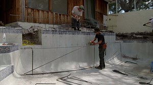 Rebar is like the skeleton of a swimming pool. See how Lucas Lagoons put it together in last night's #InsanePools | Animal Planet