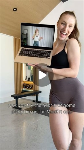 MADDIE | Workout Instructor on Instagram: "strength & intensity is RIGHT 😮‍💨👏🏼 I cannot wait for you all to start this new program inside @themadfitapp ! Training with Liney is like training with your bff. She’s encouraging, yet isn’t afraid to be real and let you know that she too is feeling the pain right alongside you 🫠 This new program is so diverse, you all are going to have a blast! YOU can take this plyometrics class FOR FREE RIGHT NOW on the MadFit