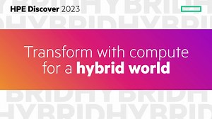 27 reactions | Our hybrid world demands compute that meets data where it’s created, analyzed, and acted on. If you want insights and best practices on how to bring the cloud experience to all your apps and data—edge to cloud—with compute engineered for your hybrid world, explore the 'Compute' track at #HPEDiscover.  https://hpe.to/6183OljCV | Hewlett Packard Enterprise | Facebook