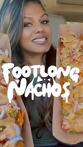 173K views · 223 reactions | Tried the new Doritos Footlong Nachos at Subway! Went in for a taste test of both chicken and steak! Is it worth it? Let’s find out. Mymanabites | Tasty | Facebook