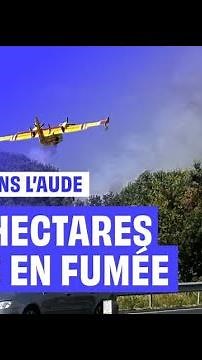 Incendie géant dans l’Aude : 2 000 hectares de forêt partis en fumée