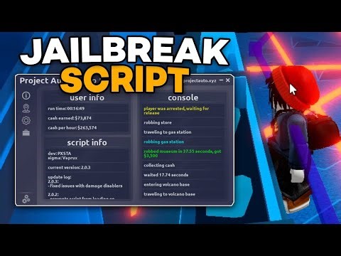 *NEW* Jailbreak Script (PASTEBIN 2025) (AUTO ARREST , AUTO ROB , INFINITE MONEY)