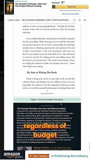 The Outsider Filmmaker Create Film Without Funding! #filmmakingtips #SciFiDIY #indyfilm #scifi