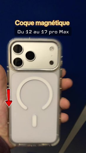 #coque magnétique transparente #iphone du 12 au 17 pro max
