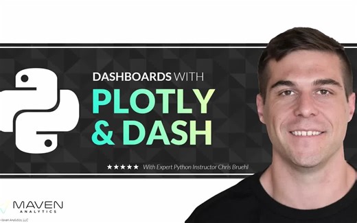 Udemy - Python Data Visualization Dashboards with Plotly & Dash 2023-2