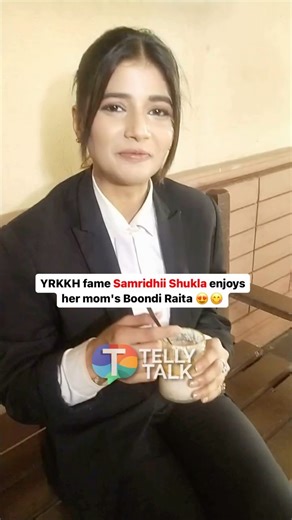 Watch this delightful clip of YRKKH actress Abhira, aka Samriddhi Shukla, savoring Boondi Raita made by her mother. See her enjoy this homemade treat 😍 #tellytalk #exclusive #tellytalkindia #yrkkh #abhira #samriddhishukla #actress | Telly Talk India