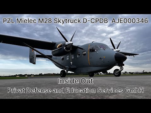 PZL Mielec M28 Skytruck D-CPDB inside out full departure 16. October 2024