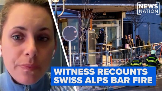 NewsNation’s Alex Caprariello speaks with an eyewitness who saw the aftermath of a deadly bar fire in the Swiss Alps that killed forty people and left another 115 injured. #swissalps #barfire #constellation | NewsNation