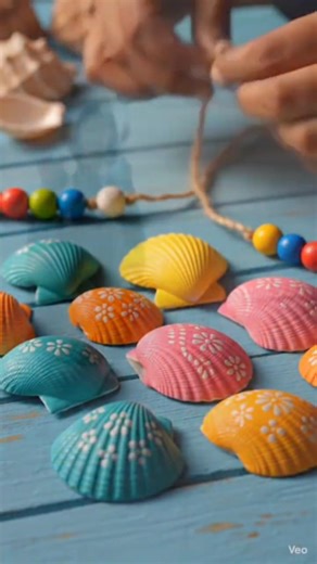 DIY Sea Shell Wind Chimes #viral #trendingshorts #shortvideo