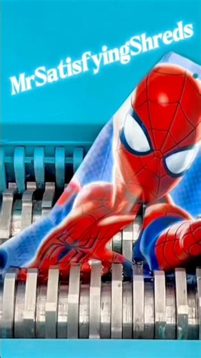 Shredding a Spider-Man Tin | Most Satisfying Shred Test!