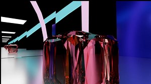 Ruby, Cube, Rings, Blender, 3D