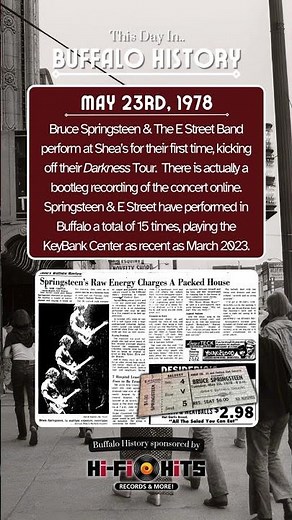 #OnThisDay In 1978, Bruce Springsteen Plays Shea's