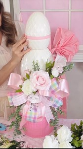 19K views · 300 reactions | Let’s create a beautiful Dollar Tree Easter topiary! Happy crafting!  | Olivia's Romantic Home DIY | Facebook