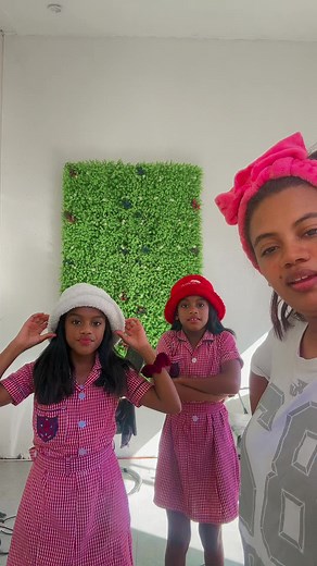 Matching Dresses and Fun Poses in a Stylish Setting