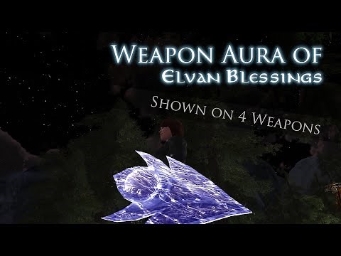 LOTRO Weapon Aura of Elven Blessings | Before the Shadow Ultimate Fan Bundle