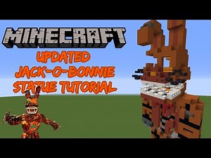 Minecraft Tutorial RE-DO: Updated Jack-O-Bonnie Statue (Five Nights at Freddy's 4)