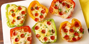 Mini Pepper Pizzas