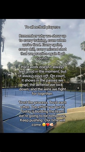 Netball Motivation: Don’t Stop Till You Get There