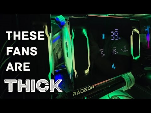 Thick Fans for CPU Air Cooler? | PHANTEKS D30-120 D-RGB PWM FAN Unboxing and Review