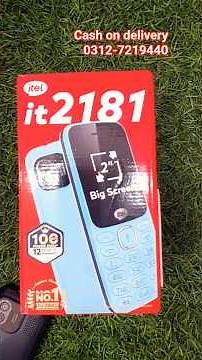 itel 2181 new model unboxing! new keypad phones 2025 #smartphone #4gkeypadphone