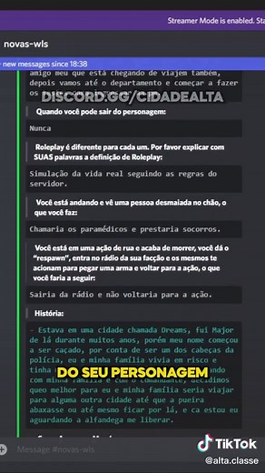 Alta Classe RP no TikTok