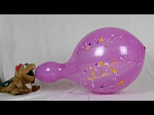 085 - blow to pop custom made 16" punch balloon from Asia
