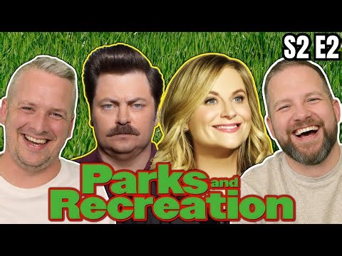 British Guys HILARIOUS Parks and Recreation Reaction - S2 E2 The Stakeout