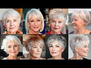 Short Haircuts for Older Women with Thin Fine Hair | Youthful Hair Ideas 2025