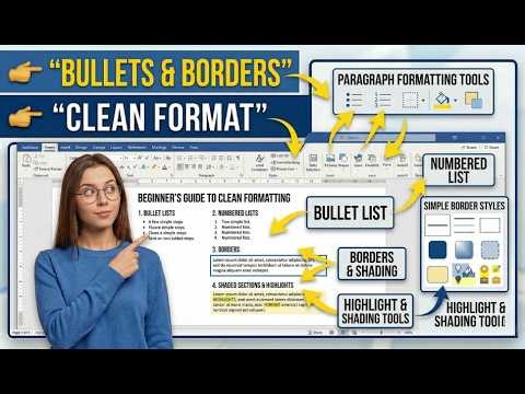 Bullets, Numbering, Borders & Shading in Word – The Complete Guide Nobody Taught You!