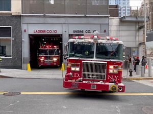 FDNY Fire trucks reponding