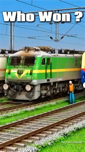 WAP-7 WAG-9 MEMU Train Who Won ?#shorts #train #indianrailways #viral #railway
