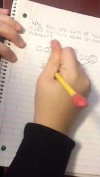 Why do two odd numbers always equal an even number?